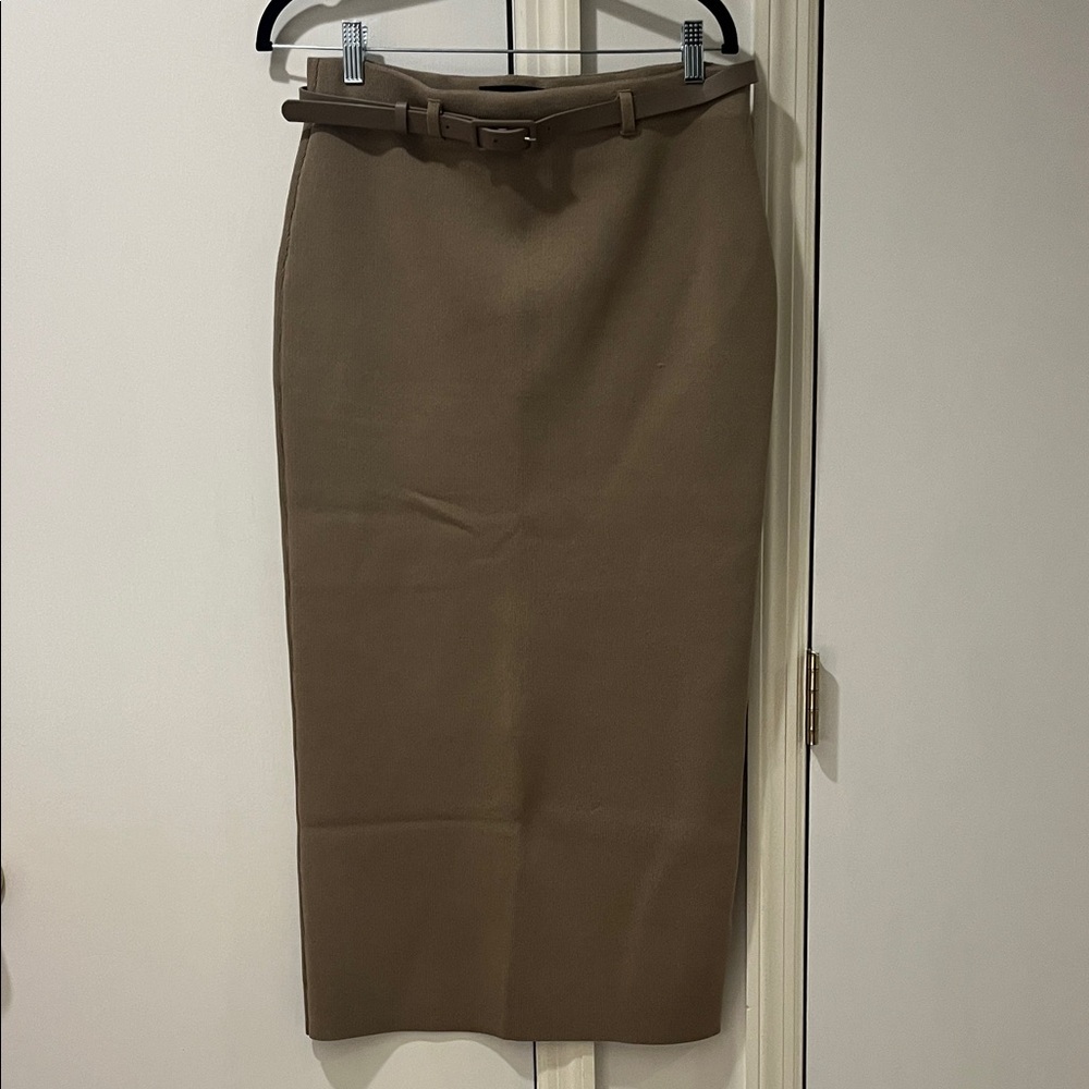 Elegant Tan Women's Skirt